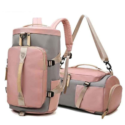Women's Gym Backpack for Shoes - Fitness Bag for Outdoor Travel and Daily Sports