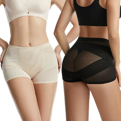 Body Sculpting Belly Pants Boxer Belly Body Exposed Buttocks Women's Postpartum Beautiful Butt Panties - Shello's Creative Boutique