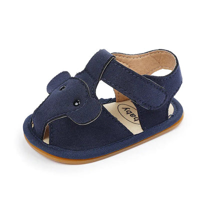 Baby Boy Sandals - Breathable Summer Shoes for Newborns & Toddlers 0-12 Months | Rubber Sole - Shello's Creative Boutique
