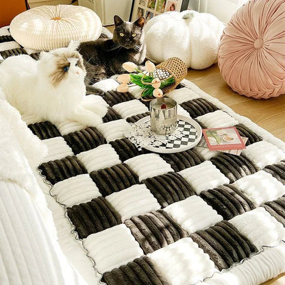 Autumn and winter plush bedside mat anti-skid chenille Mantou mat bedroom tatami sleeping carpet - Shello's Creative Boutique