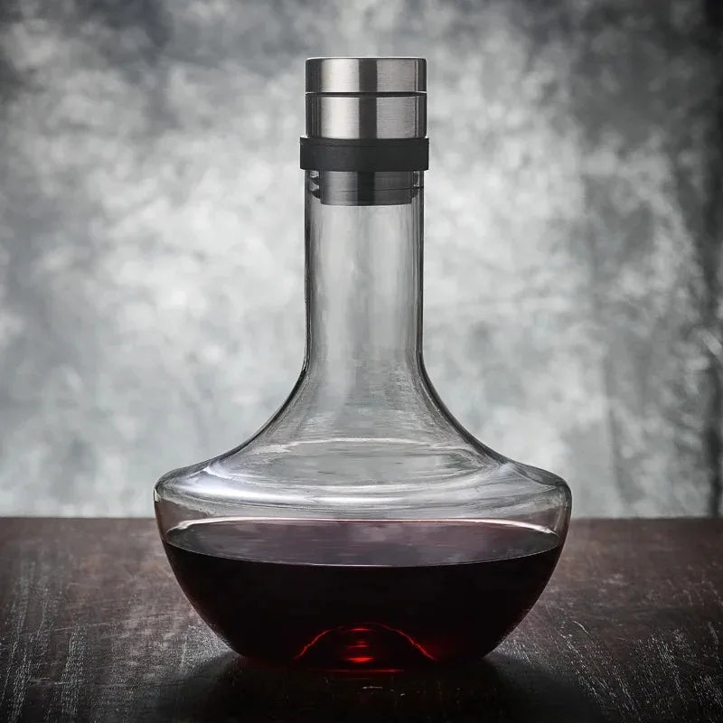 Wine Decanter Built-in Aerator Pourer Carafe Red Wine Decanter 100% Lead-free Crystal Glass Wine Hand-held Aerator eprolo