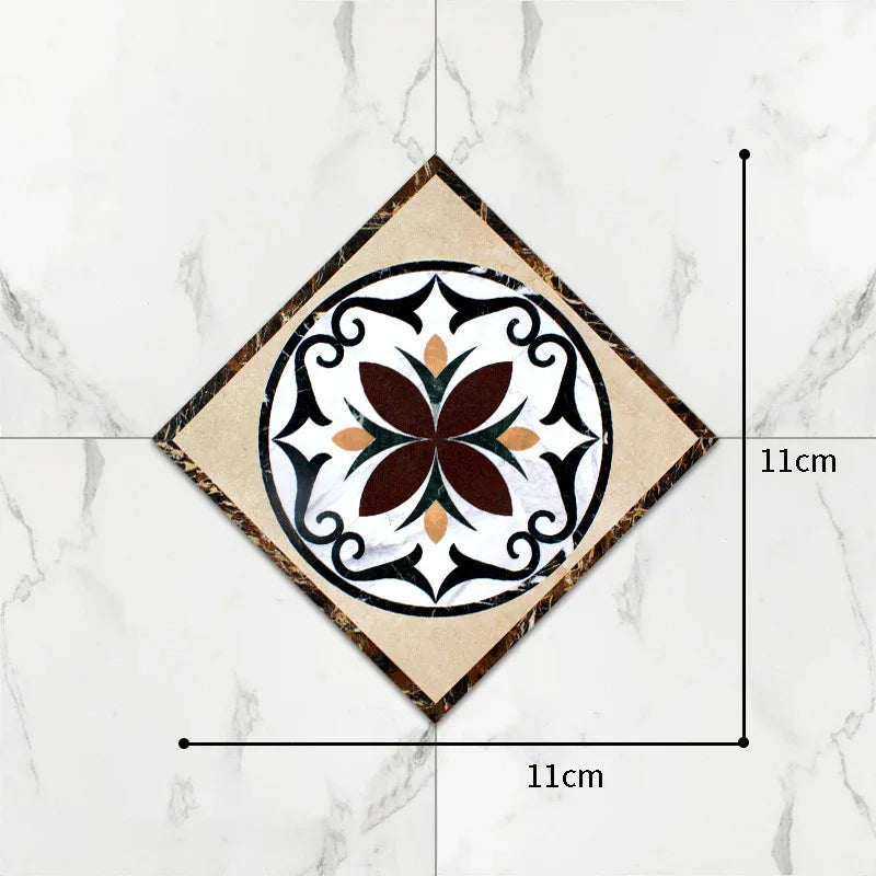 Self-Adhesive Floor Tile Stickers – Waterproof Wear-Resistant Diagonal Design - Shello's Creative Boutique