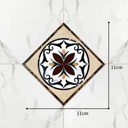 Self-Adhesive Floor Tile Stickers – Waterproof Wear-Resistant Diagonal Design - Shello's Creative Boutique