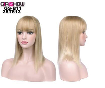 Short Bob Wig with Bangs - Straight Synthetic Heat Resistant - Shello's Creative Boutique