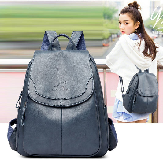 Backpack Women's Fashionable Travel Bag Trendy College Student Backpack Shello Creative Boutique