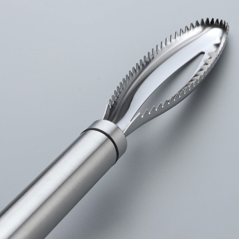 304 Stainless Steel Household Kitchenware Utility Tool Thickened Fish Scale Planer Scaler Descaler eprolo