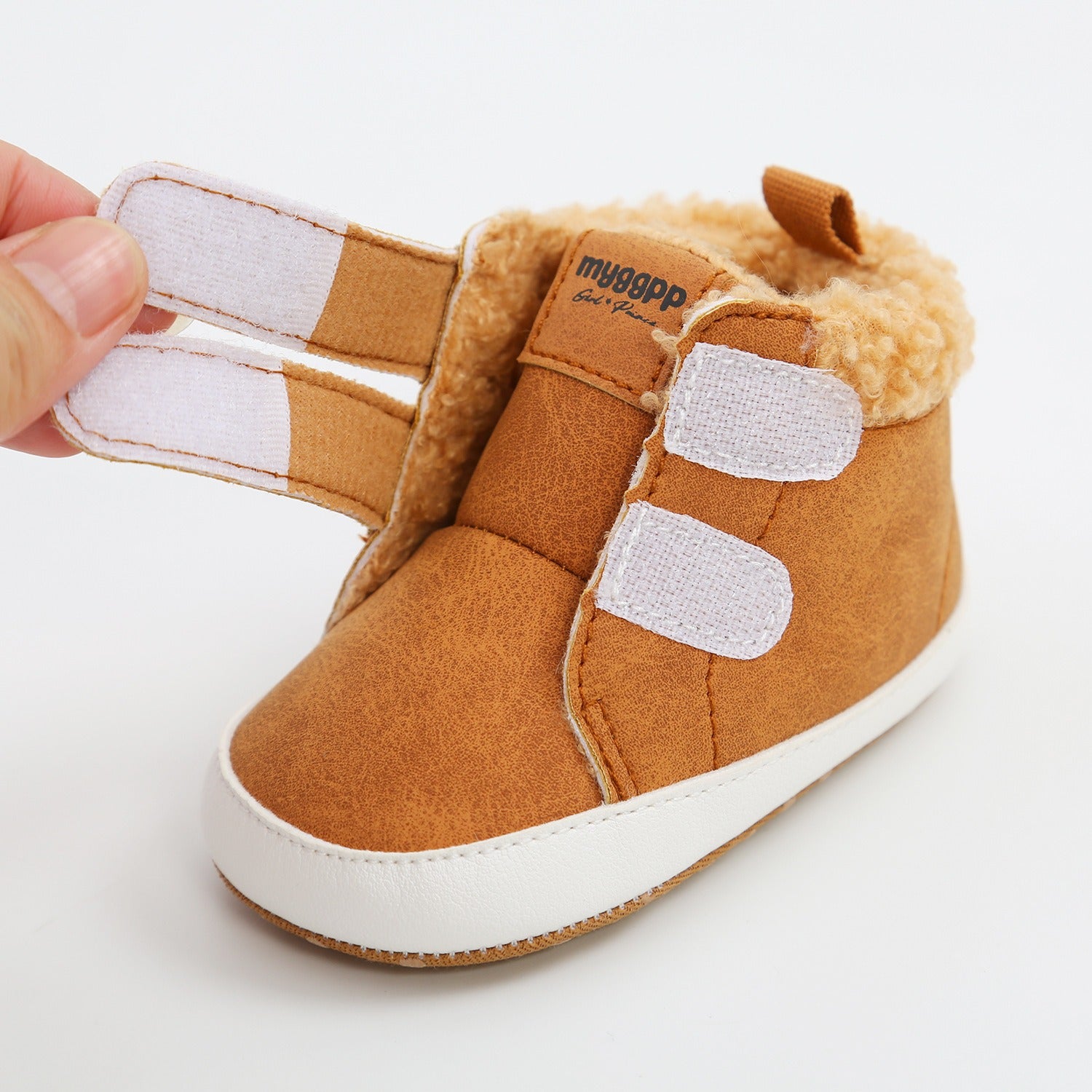 High Top Autumn And Winter Baby Shoes Baby Shoes Walking Shoes Warm Shoes M2035 eprolo