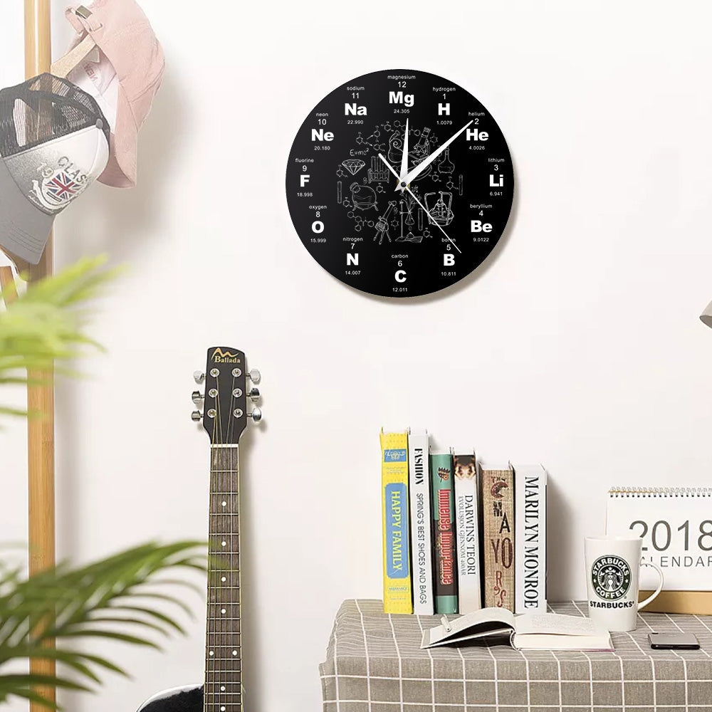 Periodic Table Clock Decorative Wall Clock eprolo