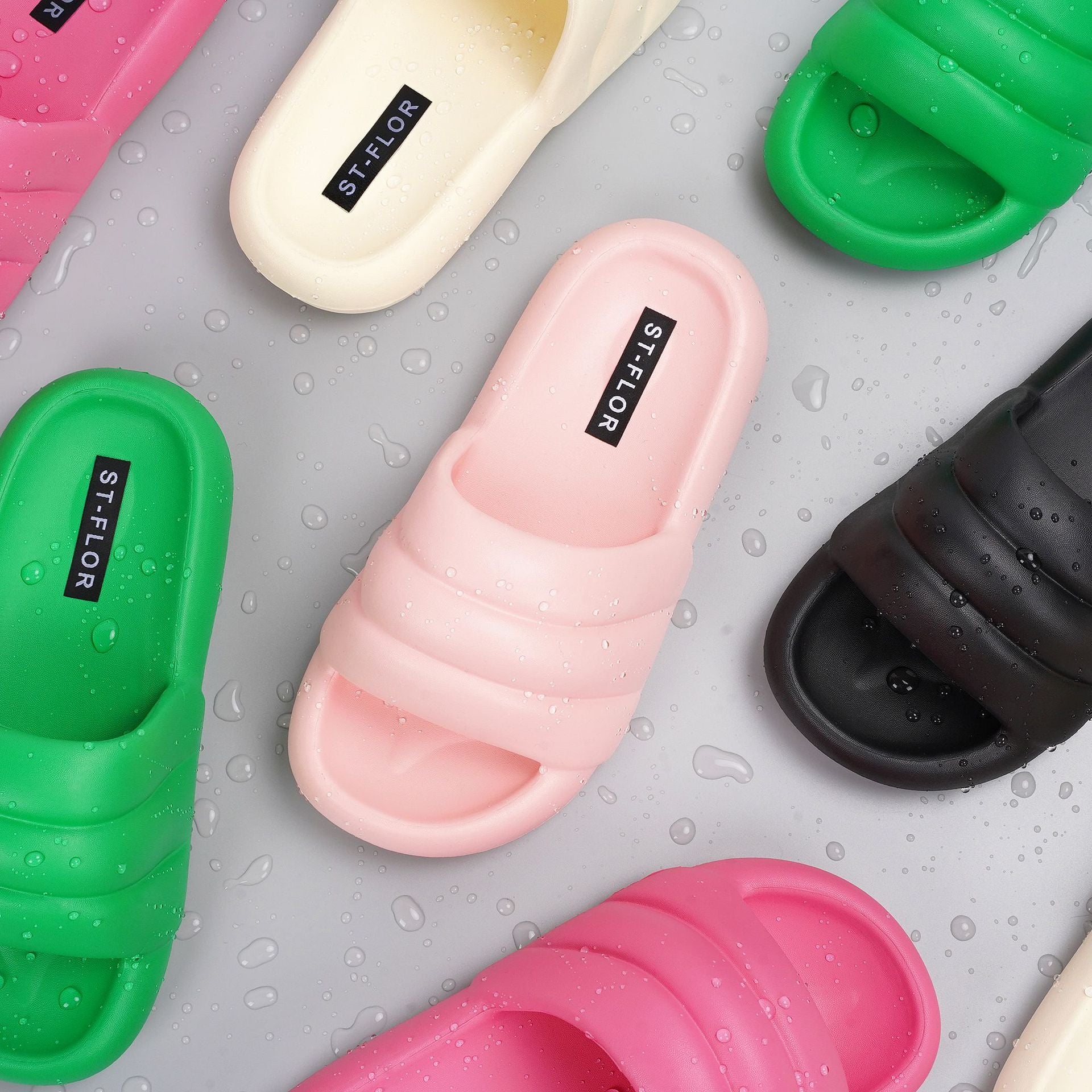 Step On Shit Slippers EVA Rubber Plastic Simple Leisure Home Men And Women Tide Slippers Flat Bottom Slippers Wear Slippers eprolo