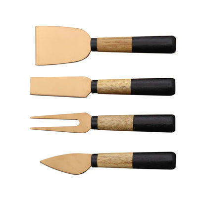 Kitchen Utensils Stainless Steel Cheese Knife Set Cheese Cutter Butter Knife Four Piece Baking Tools - Shello's Creative Boutique