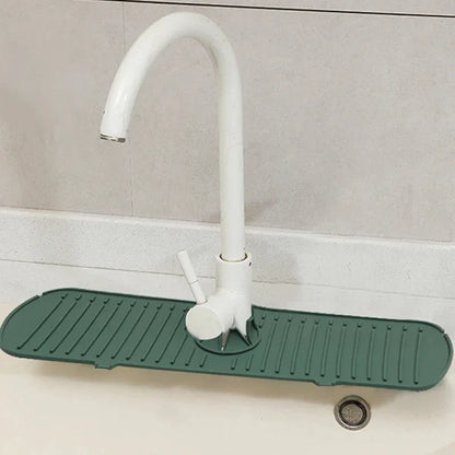 Silicone Sink Splash Guard - Faucet Mat with Drain Rack - Shello's Creative Boutique