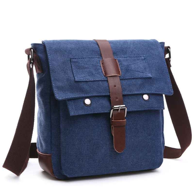 Men Business Messenger Shoulder Bag Vintage Crossbody Pack