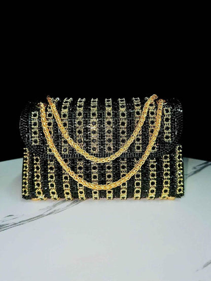 Evening Dress Handbag: New Rhinestone Crossbody Cheongsam Bag for Socialites and Banquets - Shello's Creative Boutique