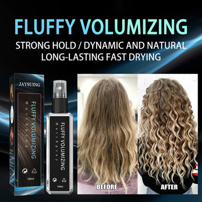 Hair Styling Spray Moisturizing Styling Fragrance Lasting Curly Hair Styling Dry Gel Hairspray Hair Fluffy Gel Water 100ml - Shello's Creative Boutique