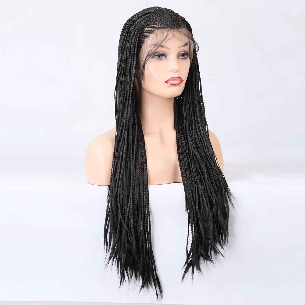 Long Synthetic Wig with Box Braids For Women