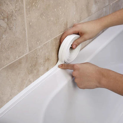 3.2mx3.8m Bathroom Shower Sink Bath Sealing Strip Tape White PVC Self adhesive Waterproof Wall sticker for Bathroom Kitchen - Shello's Creative Boutique