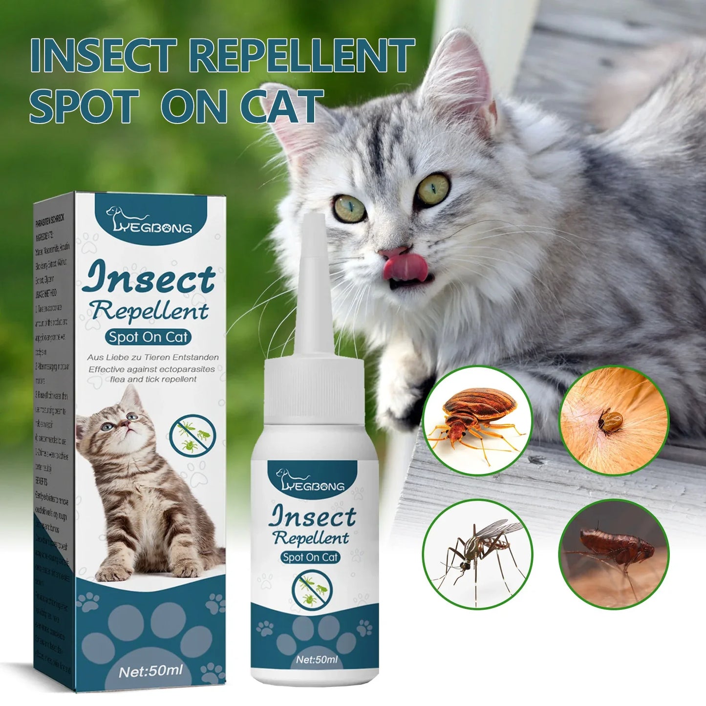 Pet Anti-Flea & Tick Treatment - Effective Parasite Control Solution - Shello's Creative Boutique