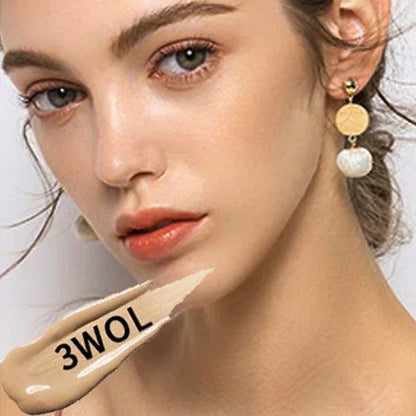 Professional Full Coverage Liquid Foundation Face Base Makeup Natural Colour Concealer - Shello's Creative Boutique