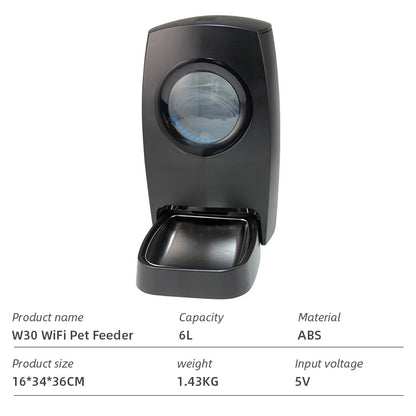 Wifi Smart APP Pet Feeder Household use Microchip Dog Automatic Pet Feeder Automatic Pet Feeder eprolo