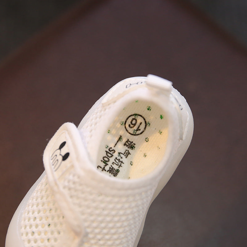 Children's Flying Shoes Boys And Girls Toddler Shoes Breathable Mesh Sports Shoes Soft Bottom Baby Mesh Shoes eprolo