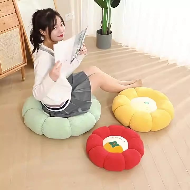 New Pumpkin Cushion Color Contrast Persimmon Ruyi Putuan Home Sofa Decoration Soft Cushion eprolo