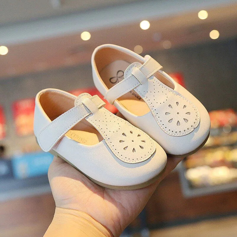 Autumn Girls Leather Shoes Fashion Solid Color Baby Girl Shoes Casual Kids Sneakers Soft Bottom Toddler Shoes Size 21-30 SZ256 - Shello's Creative Boutique