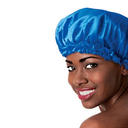 Protect Your Hair with Shower Hat Night Sleep Cap! - Shello's Creative Boutique