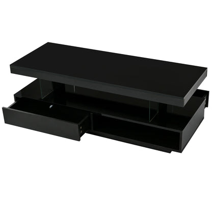 U-Can LED Coffee Table – Modern Elegance with Smart Storage - Shello's Creative Boutique