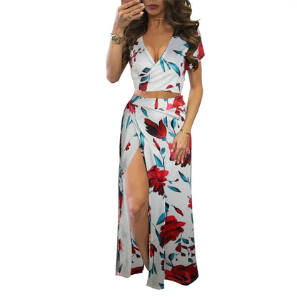 Classic Floral Hot Sale Dress Two Piece Set - Shello's Creative Boutique