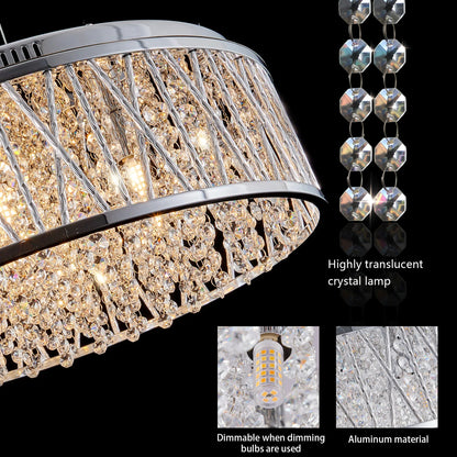 Modern Crystal Chandelier – A Stunning Statement of Elegance - Shello's Creative Boutique