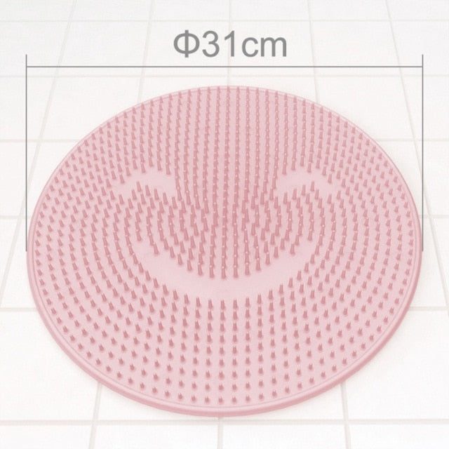 Silicone Bath Shower Back Brush Massager Bath Foot Brush Dead Skin Anti Skid Pad Bath Mats eprolo