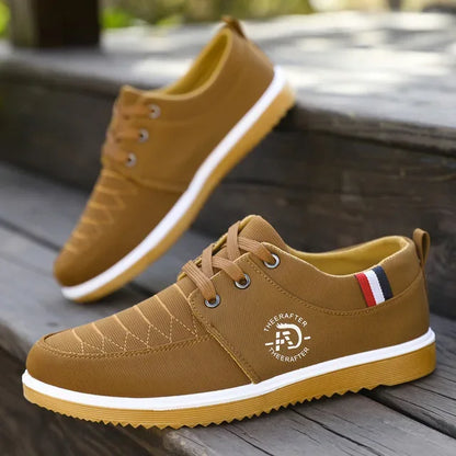 Cow tendon sole cloth shoes for men breathable wear-resistant anti slip and trendy shoes for men - Shello's Creative Boutique