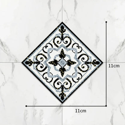 Self-Adhesive Floor Tile Stickers – Waterproof Wear-Resistant Diagonal Design - Shello's Creative Boutique