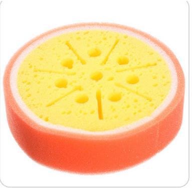 Thickened fruit sponge cleaning wipe large absorbent kitchen dishwashing scouring pad styling pot brush eprolo