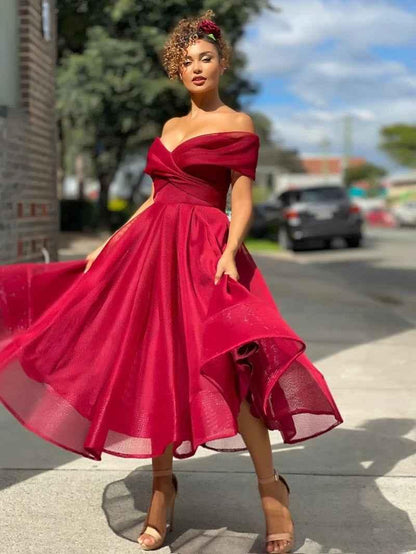 Eprolo Slim Midi Dress – New Raglan Sleeves Elegant Solid Dress for Women - Shello's Creative Boutique