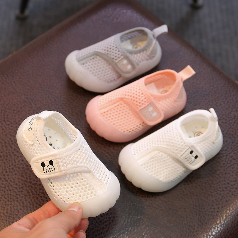 Children's Flying Shoes Boys And Girls Toddler Shoes Breathable Mesh Sports Shoes Soft Bottom Baby Mesh Shoes eprolo