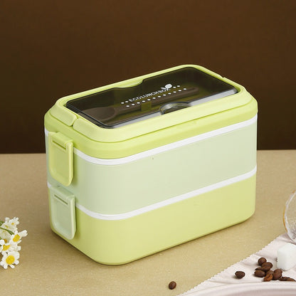 304 stainless steel lunch bento box heating portable fast food insulation multi-layer microwave lunch box eprolo