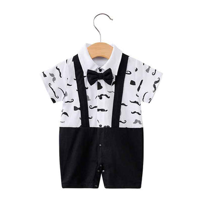 Baby Gentleman Bodysuit – Stylish & Comfortable Summer Wear for Newborns