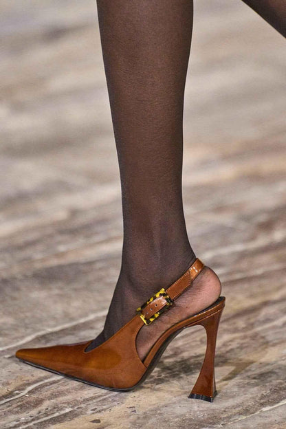 Women's Lacquer Leather Pointed Heels - Elegant High Heel Court Shoes - Shello's Creative Boutique