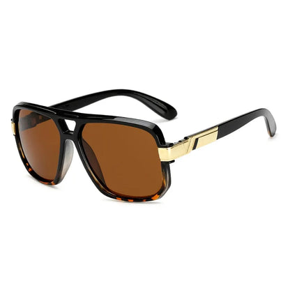 Long Keeper Square Sunglasses Men Luxury Brand Design Couple Lady Celebrity Flat Hot Women Sun Glasses Super Star Cool Eyewear - Shello's Creative Boutique