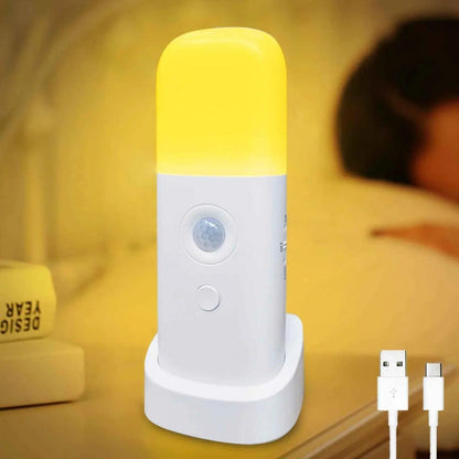 Smart Motion Sensor Night Light - Automatic LED Bedside Lamp - Shello's Creative Boutique
