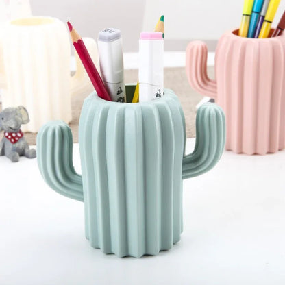 Can Be Used As a Vase/Pen Holder, Desktop Cactus, Desk, Multifunctional Storage, Flower Arrangement, Vase, Pot, Decoration - Shello's Creative Boutique