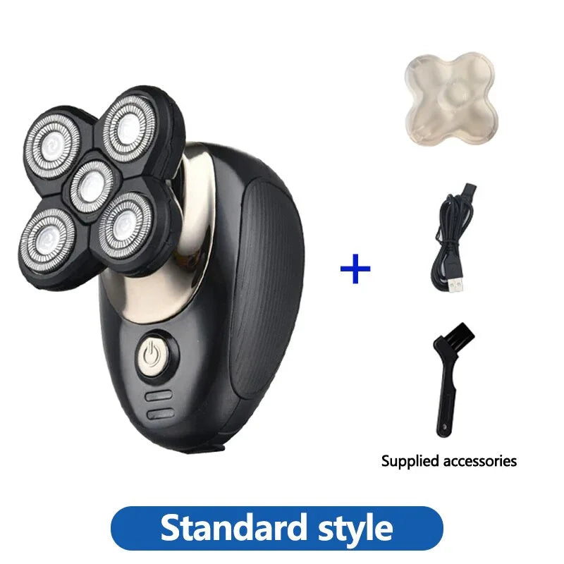 Multifunctional Grooming kit Electric Shaver Wet Dry For Men Electric Razor Rechargeable Bald Head Shaving Machine Beard Trimmer - Shello's Creative Boutique