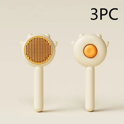 Magic Cat Massage Comb - Hair Removal Grooming Brush with Scratcher - Shello's Creative Boutique