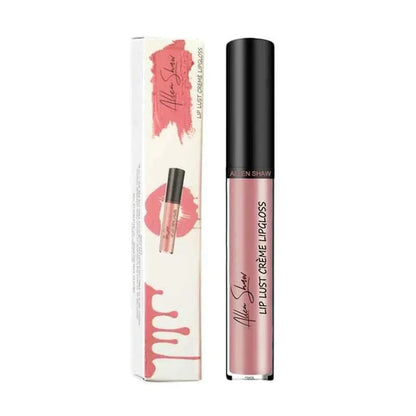 Nude Shiny Liquid Lip Gloss - Matte Glitter Shimmer Moisturizing Long-lasting Lipstick - Shello's Creative Boutique