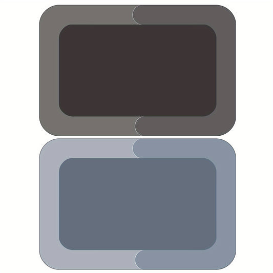 Super Absorbent Diatomite Bath Mat - Quick-Dry Non-Slip Floor Mat for Bathroom & Shower