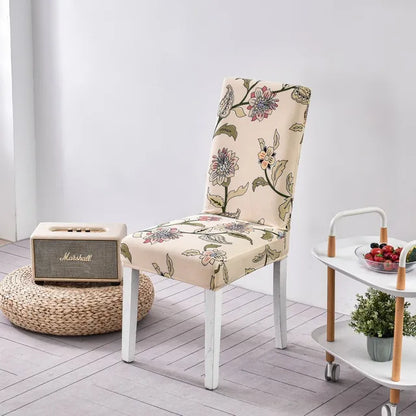 1/2/4/6Pcs Print Dining Chair Cover Elastic Chair Slipcover Case Stretch Chair Covers for Wedding Hotel Banquet eprolo