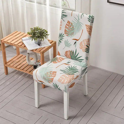 1/2/4/6Pcs Print Dining Chair Cover Elastic Chair Slipcover Case Stretch Chair Covers for Wedding Hotel Banquet eprolo