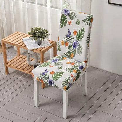 1/2/4/6Pcs Print Dining Chair Cover Elastic Chair Slipcover Case Stretch Chair Covers for Wedding Hotel Banquet eprolo