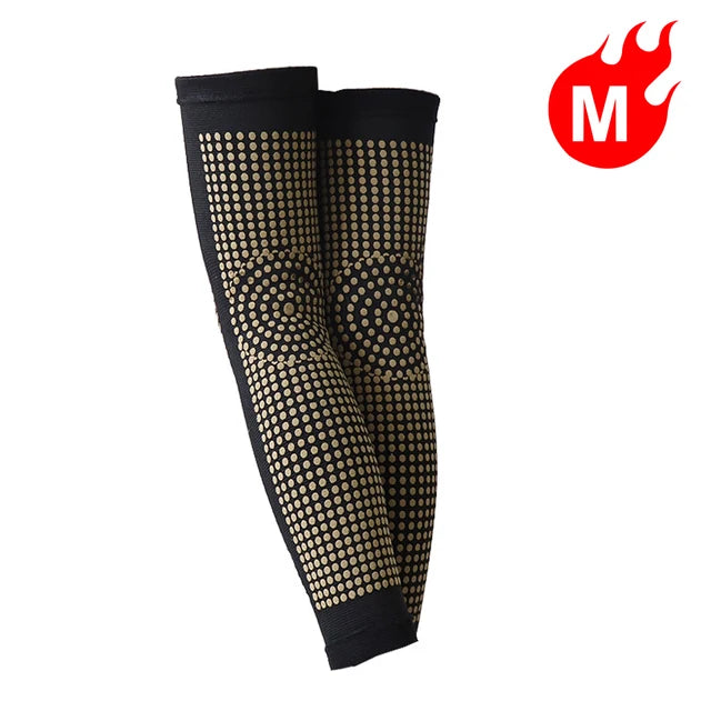 1 Pair Dot Matrix Self Heating Knee Pads Brace Sports Kneepad Tourmaline Knee Support For Arthritis Joint Pain Relief Recovery eprolo